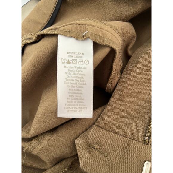EVERLANE | Women’s Pants Army Green Skinny Ankle-Bit of Stretch | Size 4 - Picture 4 of 4